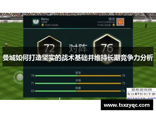 曼城如何打造坚实的战术基础并维持长期竞争力分析